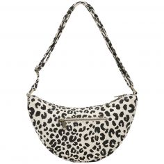 Sac banane Andrea Léopard Ecru