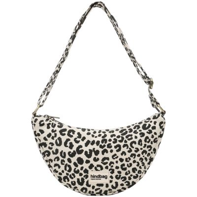 Sac banane Andrea Léopard Ecru