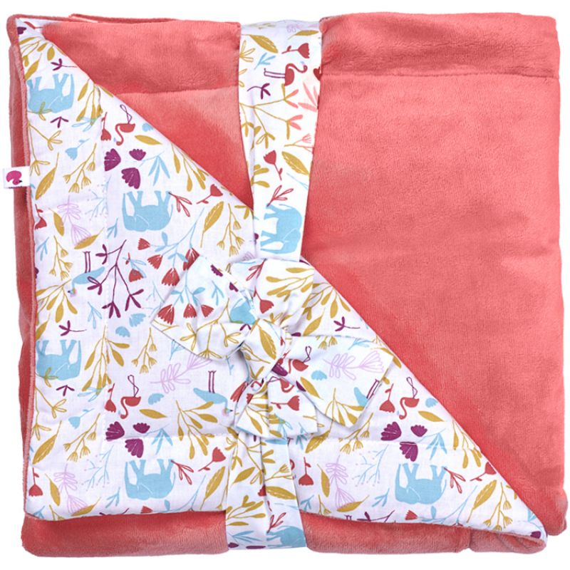 Couverture polaire Exotic grenadine Luxe Minky (70 x 100 cm) BB & Co