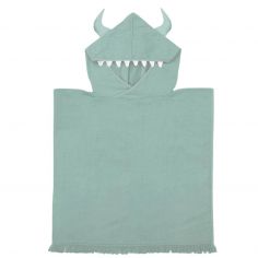 Poncho de plage vert monstre (3 ans et +) - Sunnylife