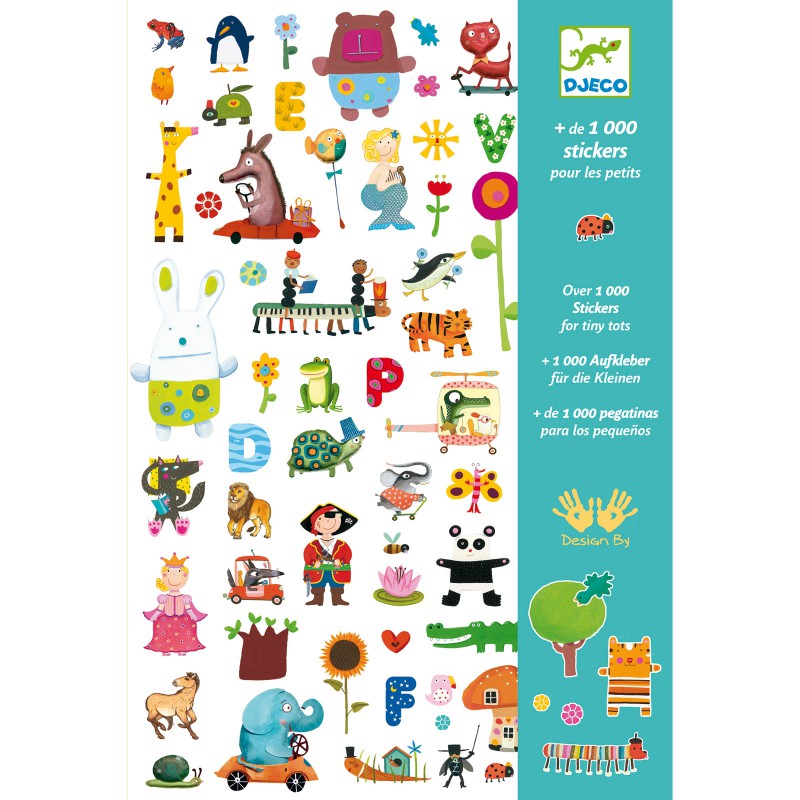 1000 autocollants pour les petits Djeco