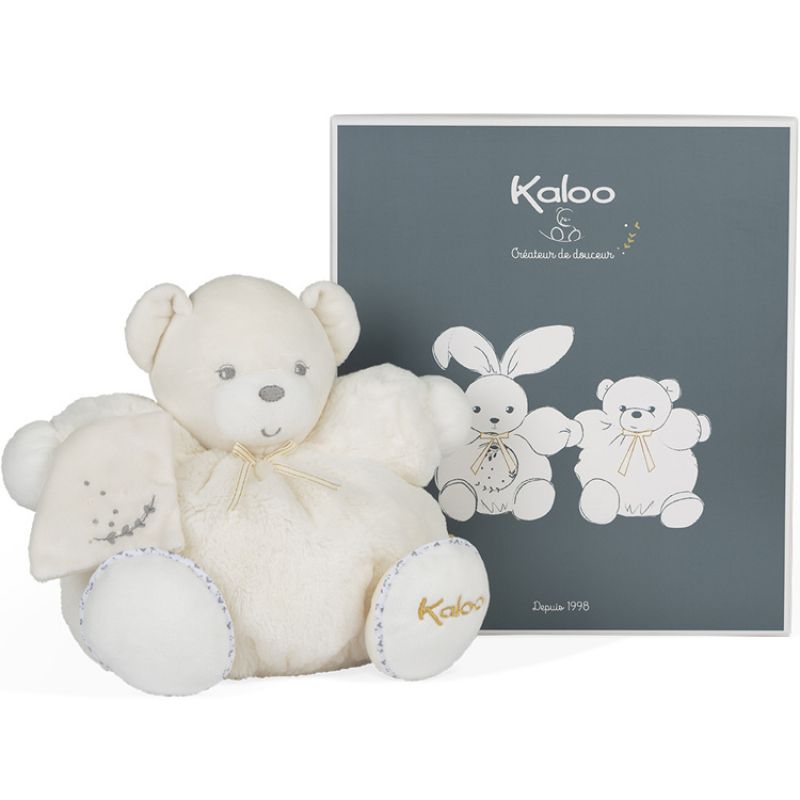 Peluche patapouf ourson crème Perle (25 cm) Kaloo