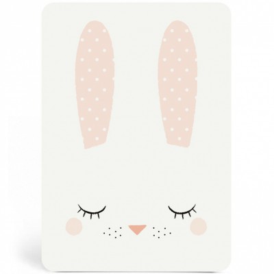 Carte Bunny fille Zü