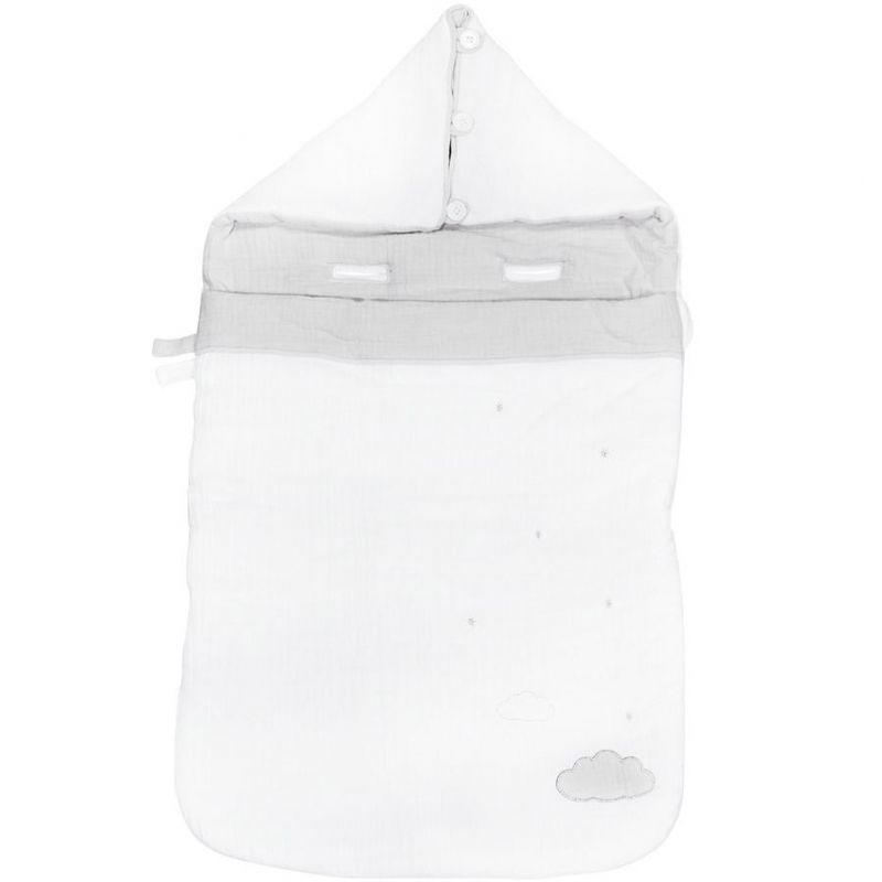 Nid d'ange passe sangle Lily grey (77 cm) Sauthon