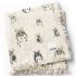 Couverture en coton froissé souris Forest Mouse (75 x 100 cm) - Elodie Details