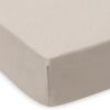 Lot de 2 draps housses en jersey pour matelas de parc Oatmeal-Sand (75 x 95 cm) Jollein Produit 3