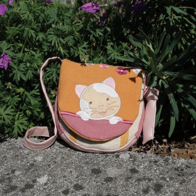 Sac bandoulière enfant Les Copains d'abord Chat