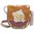 Variation Orange, rose, blanc du produit Sac bandoulière enfant Les Copains d'abord Chat de la marque L'oiseau bateau