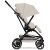 Poussette Compacte et Rotative Eezy S Twist+2 Châssis Noir et Siège Dune Grey Cybex Produit 6