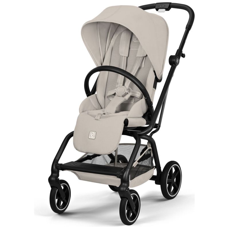 Poussette Compacte et Rotative Eezy S Twist+2 Châssis Noir et Siège Dune Grey Cybex Produit 3