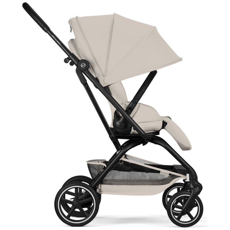 Poussette Compacte et Rotative Eezy S Twist+2 Châssis Noir et Siège Dune Grey Cybex Produit 6