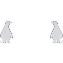 Boucles d'oreilles Nature pingouin (argent 925°)  par Coquine