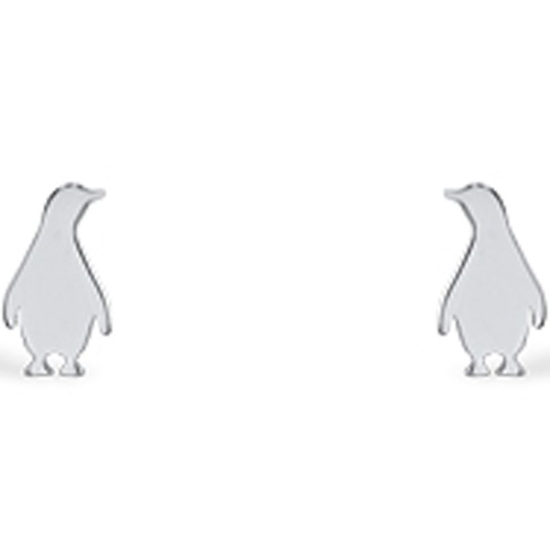 Boucles d'oreilles Nature pingouin (argent 925°) Coquine