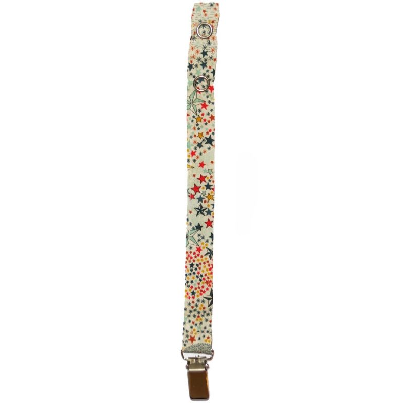 Attache sucette Liberty étoiles Luciole et Cie