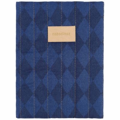Protège-carnet de santé Hyde Park Denium Blue Diamonds Nobodinoz
