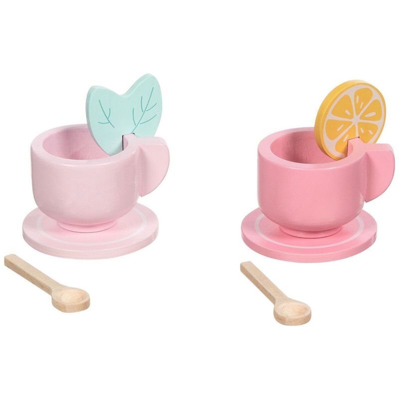Service à thé en bois Colourful Teatime (13 pièces) Goki Produit 5