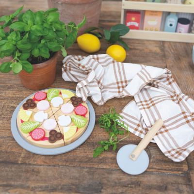 Pizza en bois à découper