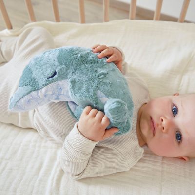 Peluche bouillotte bien-être Dauphin Petit calme (24 cm)