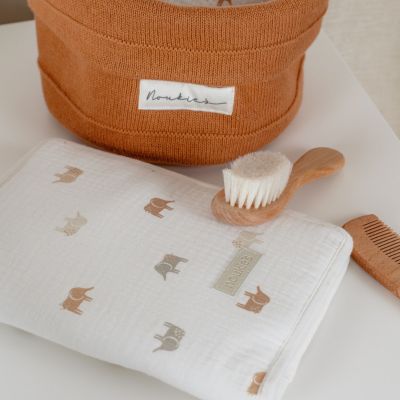 Protège carnet de santé Eléphants