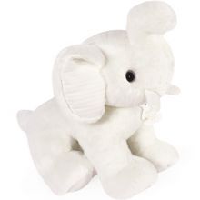 Peluche éléphant blanc Preppy Chics (35 cm)  par Histoire d'Ours
