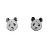Boucles d'oreilles Panda Argent Mava Produit 1