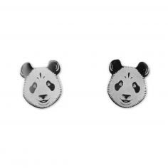 Boucles d'oreilles Panda Argent - Mava