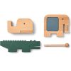 Ensemble instruments de musiques Torsten whale blue et garden green  par Liewood