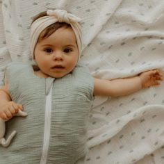 Gigoteuse réversible 4 saisons verte 6-18 mois