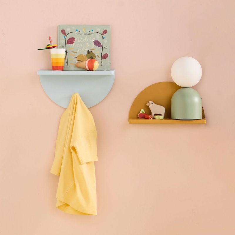Etagère demi-cercle Star Moutarde Kid's Concept Ambiance 6