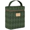 Sac isotherme pour biberon et déjeuner Hyde Park Forest Green Diamonds Nobodinoz Produit 1