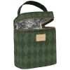 Sac isotherme pour biberon et déjeuner Hyde Park Forest Green Diamonds Nobodinoz Produit 3