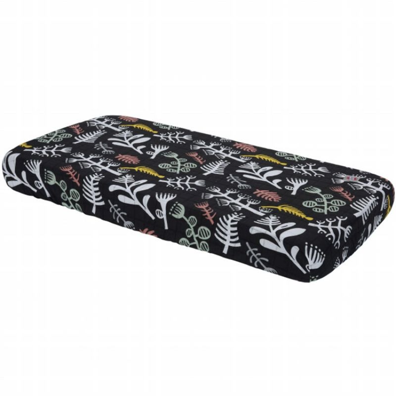 Drap housse noir Botanimal (70 x 140 cm) Lodger