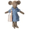 Ensemble robe en denim et sac à main Maman Souris  par Maileg