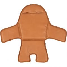 Coussin effet cuir nude pour chaise haute Evolu