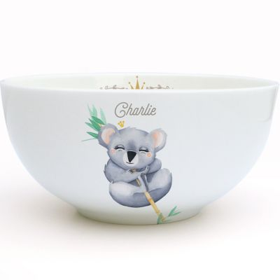 Bol en porcelaine Koala (personnalisable)
