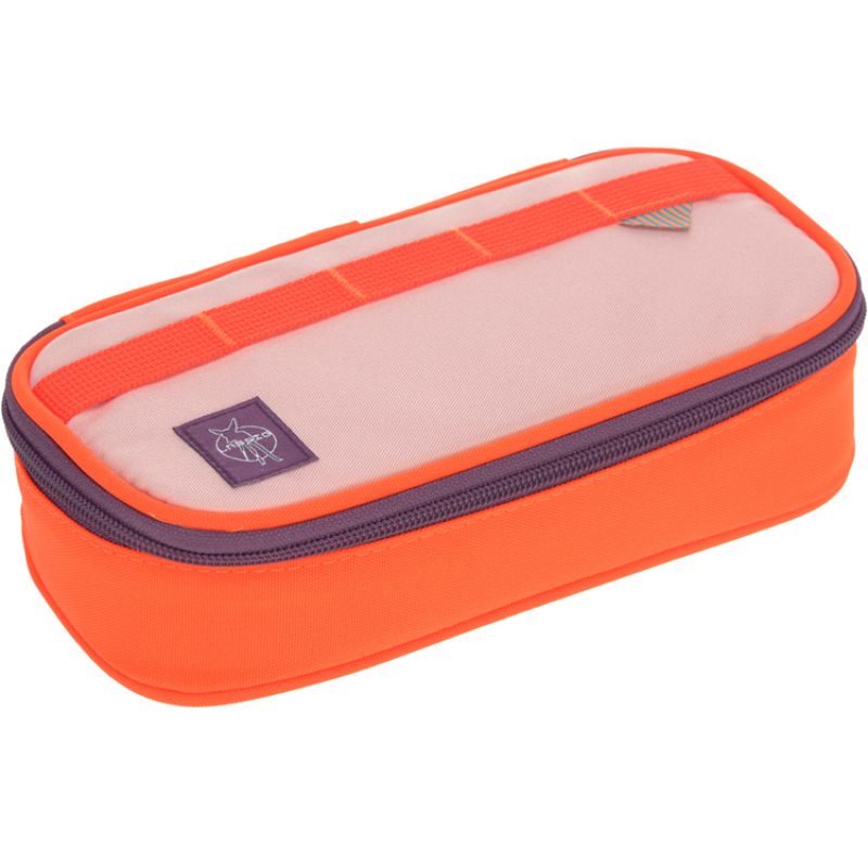 Trousse scolaire Spacy Unique rose et orange fluo Lässig