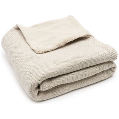 Couverture Sprinkle Knit Sand-Fluffy (100 x 150 cm)