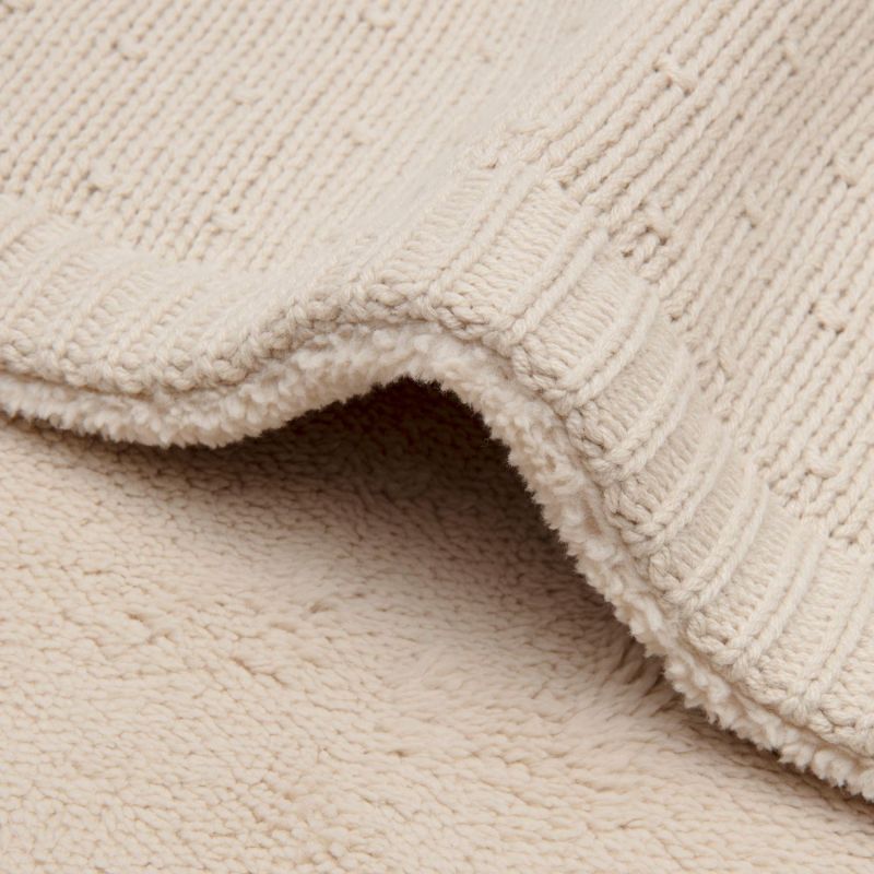 Couverture Sprinkle Knit Sand-Fluffy (100 x 150 cm) Jollein Produit 6