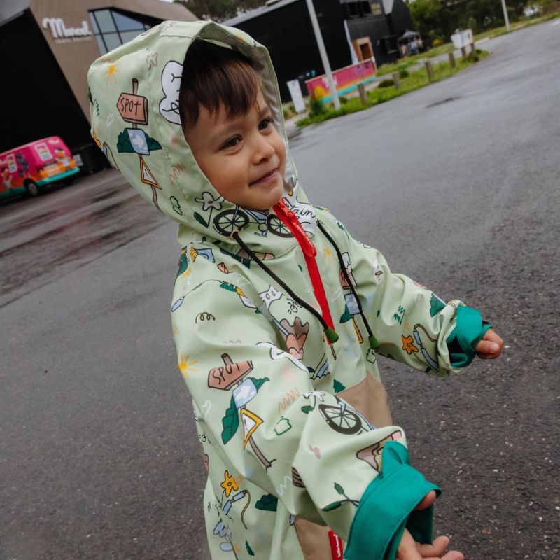 Poncho de pluie Mountain Ride (4-6 ans) Hello Hossy Ambiance 7
