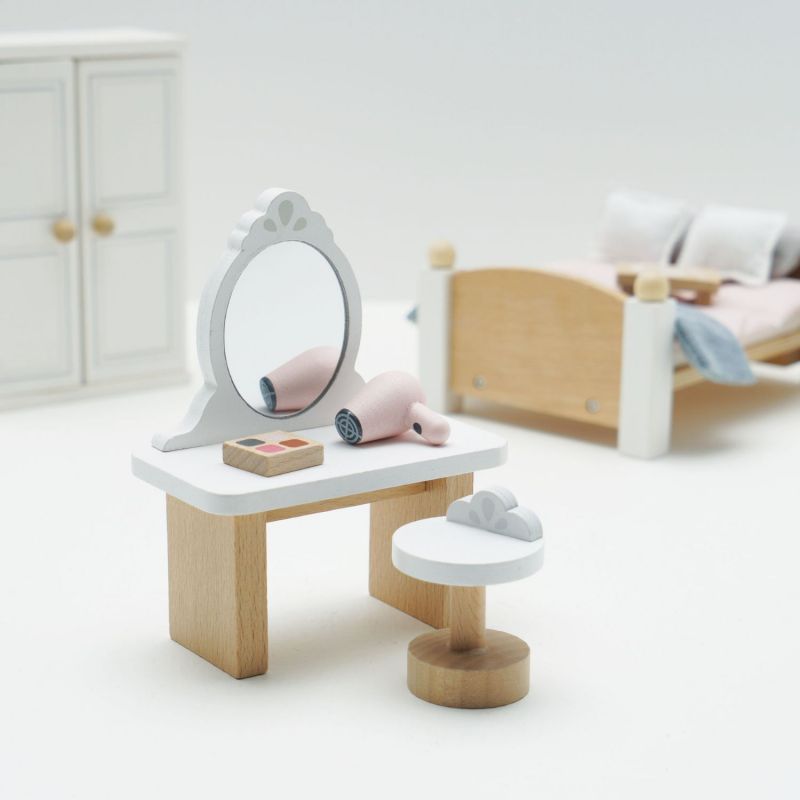 Chambre des parents pour maison de poupée en bois FSC Le Toy Van Ambiance 3