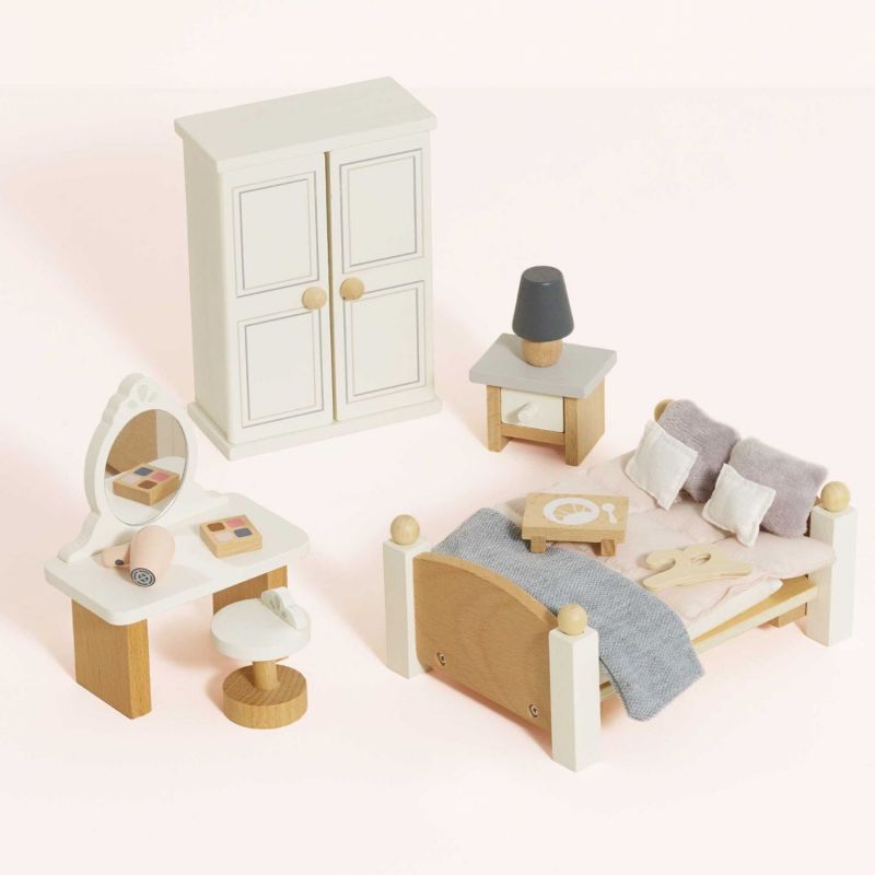 Chambre des parents pour maison de poupée en bois FSC Le Toy Van Ambiance 5