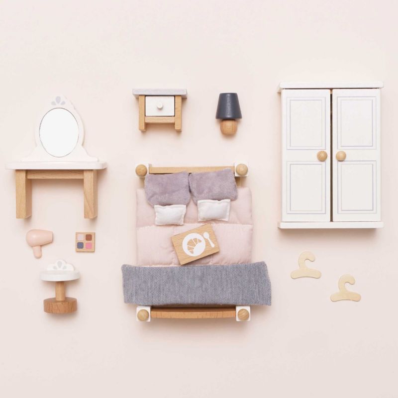 Chambre des parents pour maison de poupée en bois FSC Le Toy Van Ambiance 7