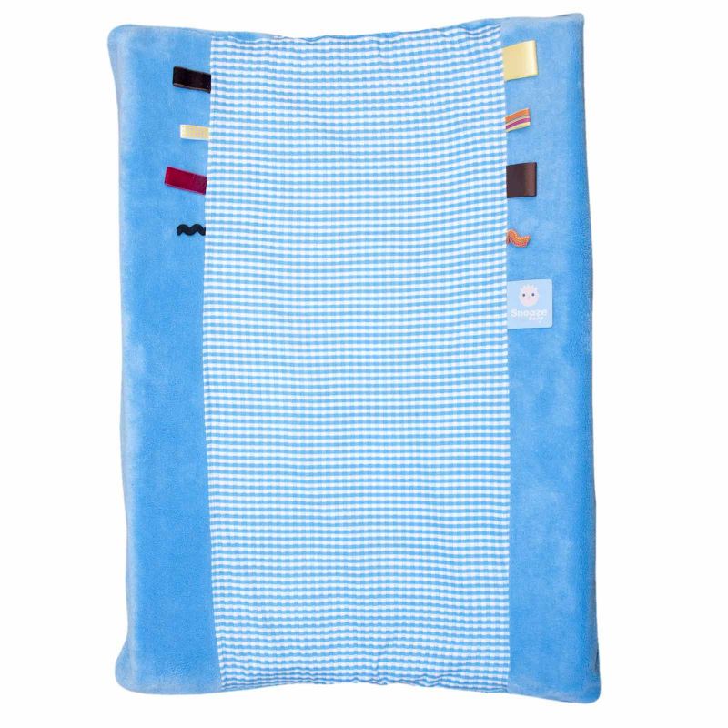 Housse de matelas à langer Happy Dressing Dolphin Blue (45 x 70 cm) Snoozebaby