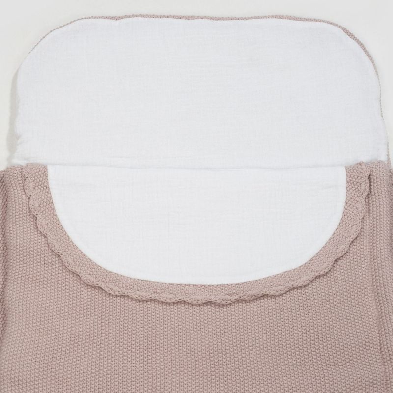 Nid d'ange tricot rose Pasito a pasito Produit 5
