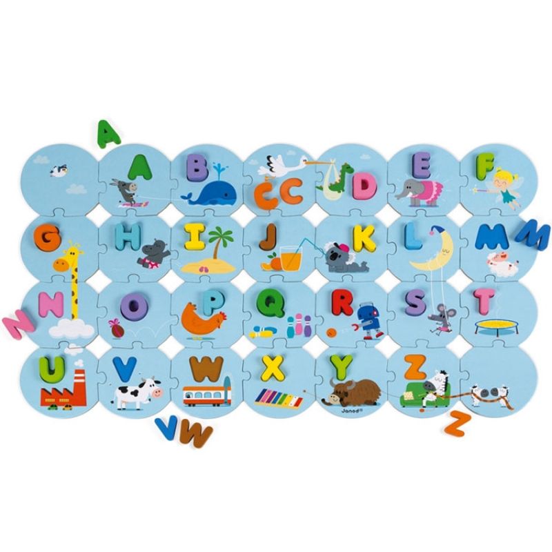 Puzzle à encastrer J’apprends l'alphabet Janod