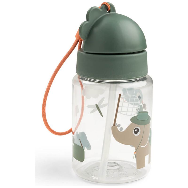 Gourde à paille Tiny trails Vert (280 ml) Done by Deer Produit 1