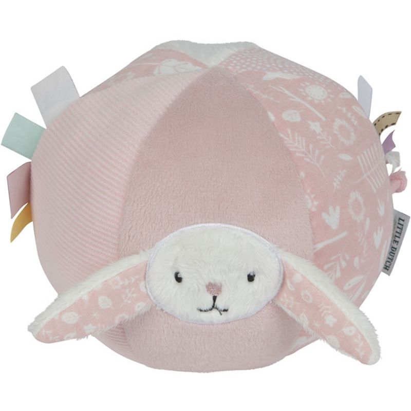 Balle d'activités lapin Adventure pink Little Dutch