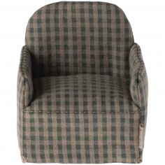 Fauteuil Souris Vert vichy - Maileg