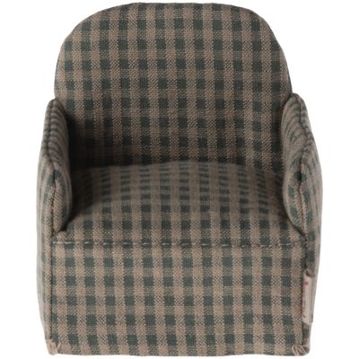 Fauteuil Souris Vert vichy  par Maileg