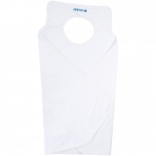 Serviette de bain enveloppante microfibre blanc (100 x 100 cm)  par Candide